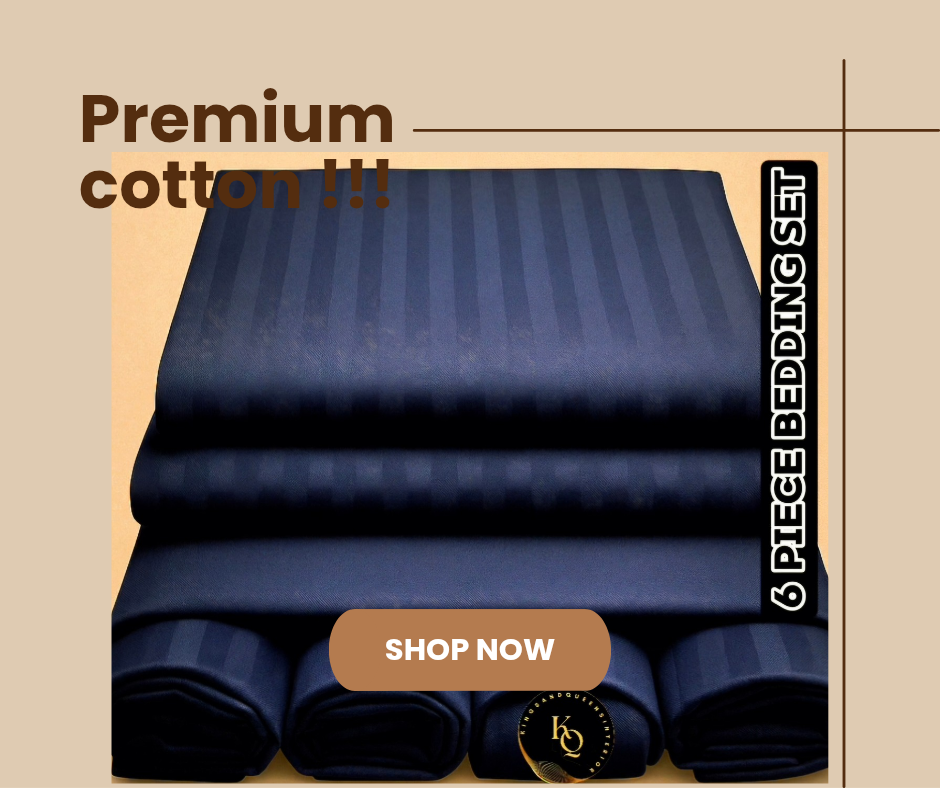 SereneNest™ 6-Piece Premium Cotton Bedding Set