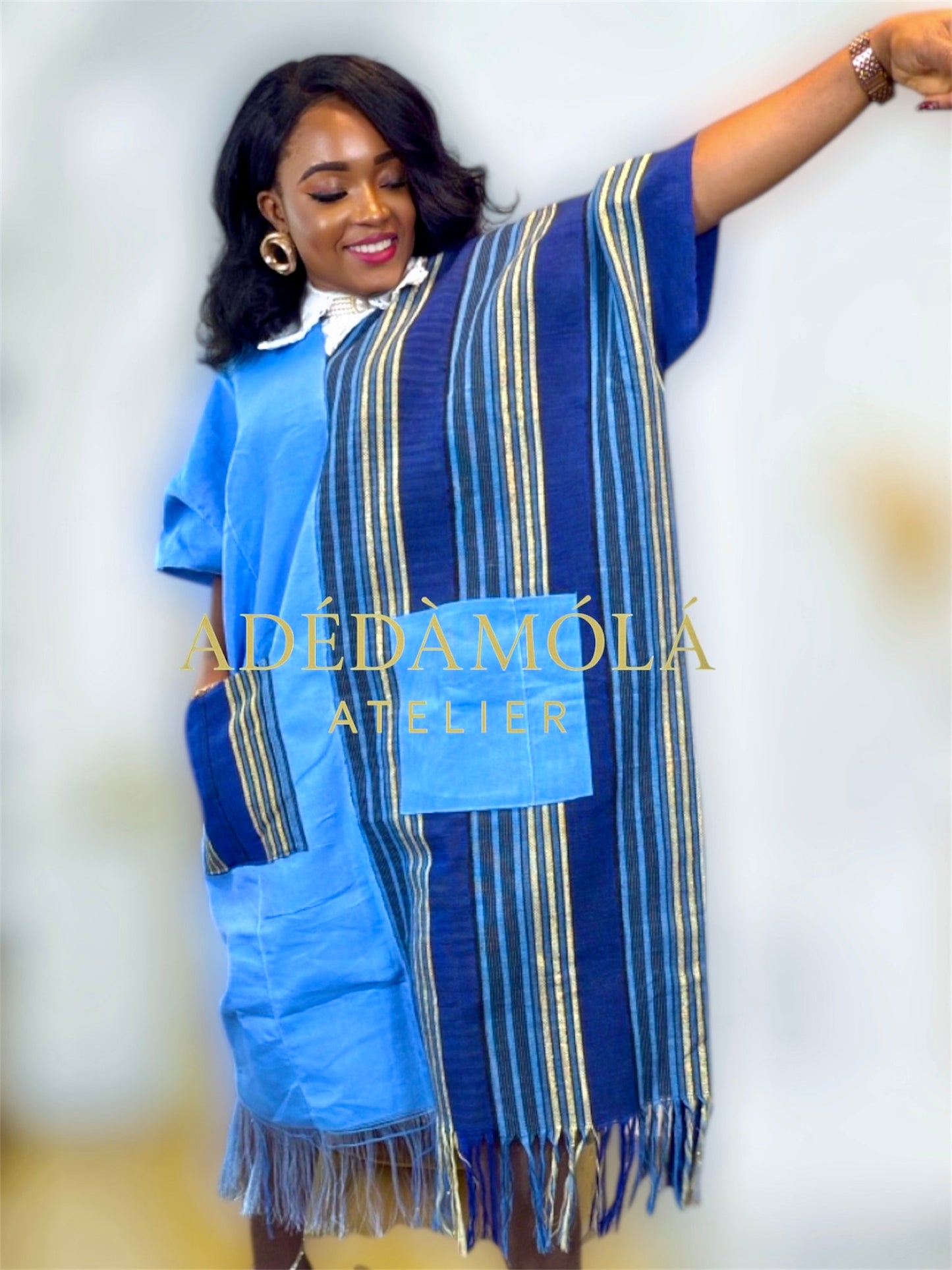 African Rady to Wear Bubu- Asake. One size fit upto size 20