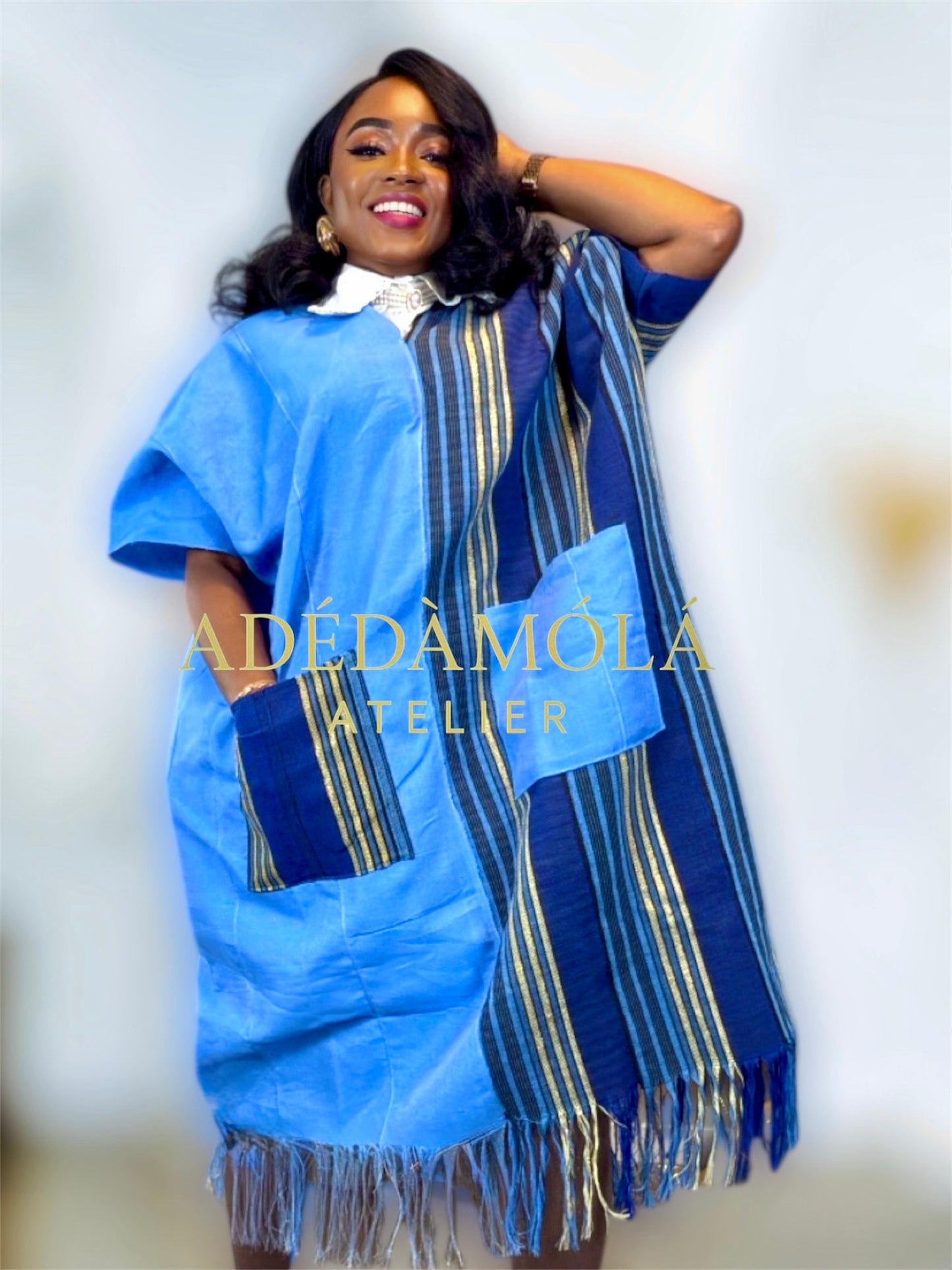 African Rady to Wear Bubu- Asake. One size fit upto size 20