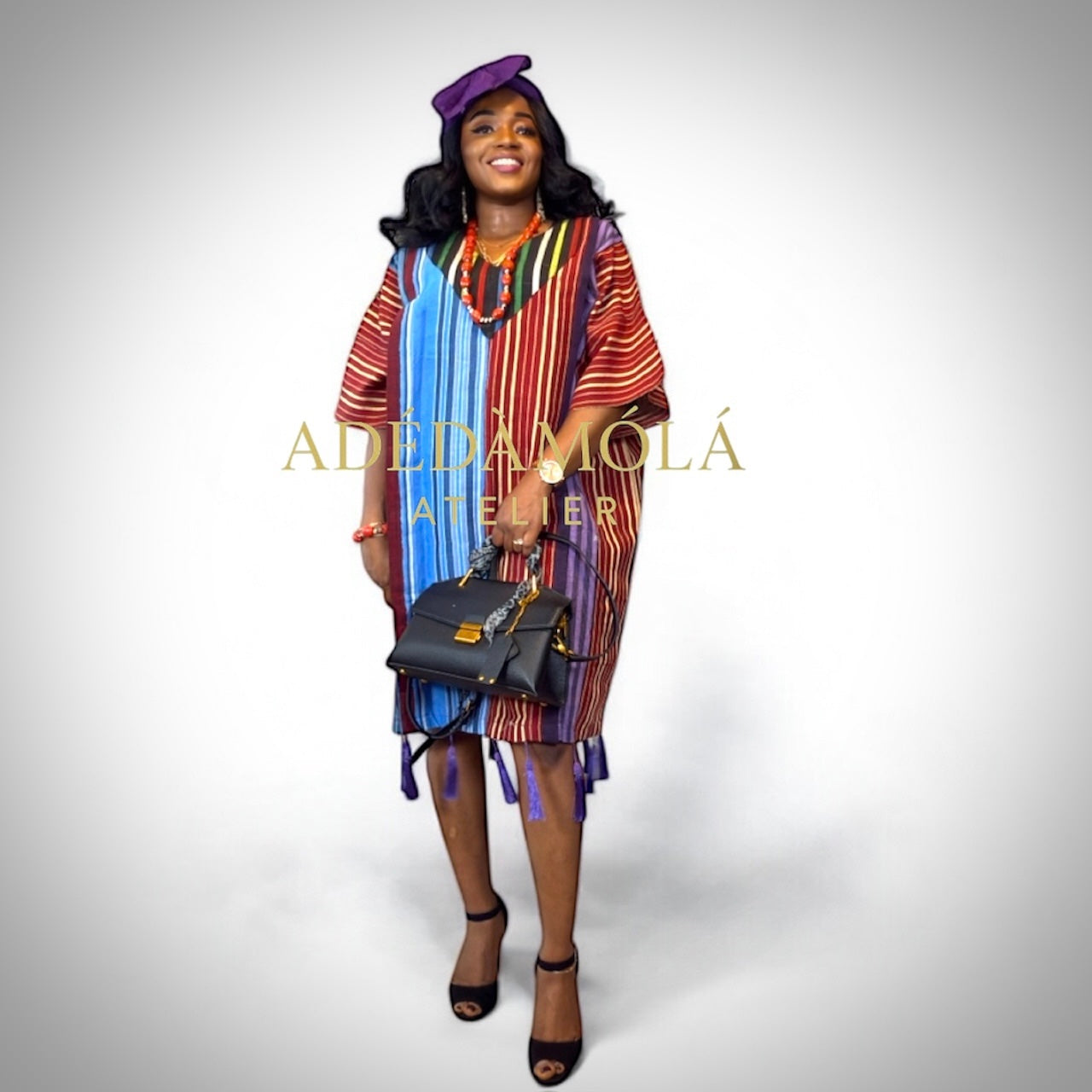 African Rady to Wear short bubu with free headgear- Arewa.