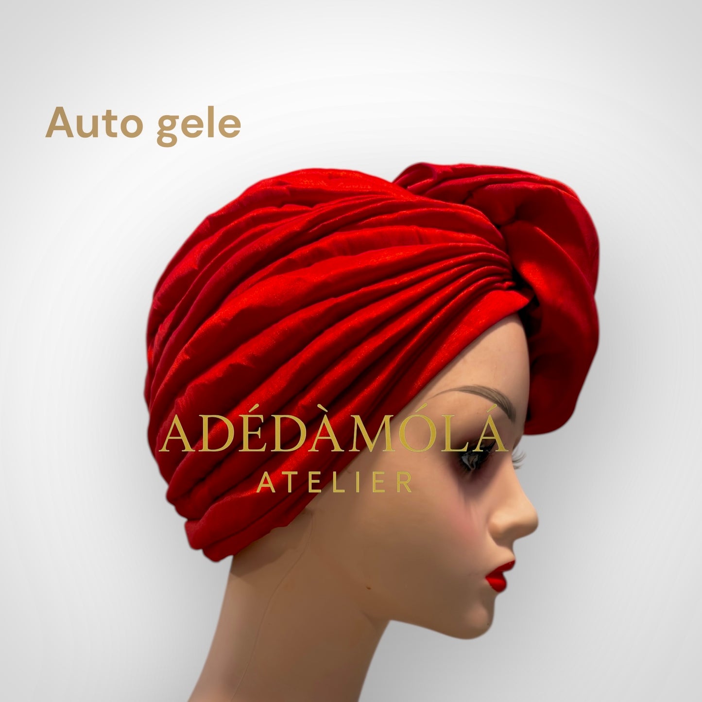 Auto gele headgear- For women of class and prestege- Rose design