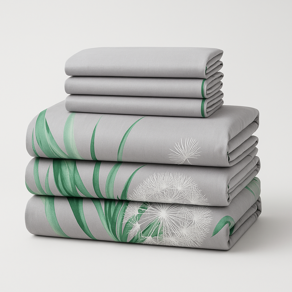 Dandelion Breeze – 6-Piece Premium cotton Bedding Set
