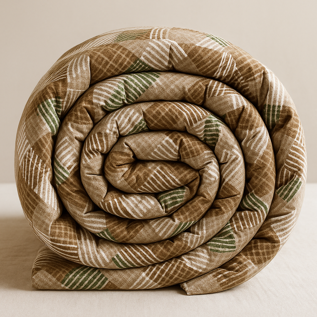 Urban Weave Double Comforter Set – 100% Cotton | 300 Thread Count | 4 Pillowcases