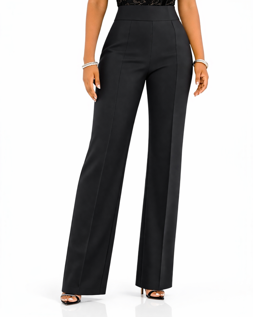 The Essential Tailored Pant – High-Waist Wide-Leg Trousers for Women