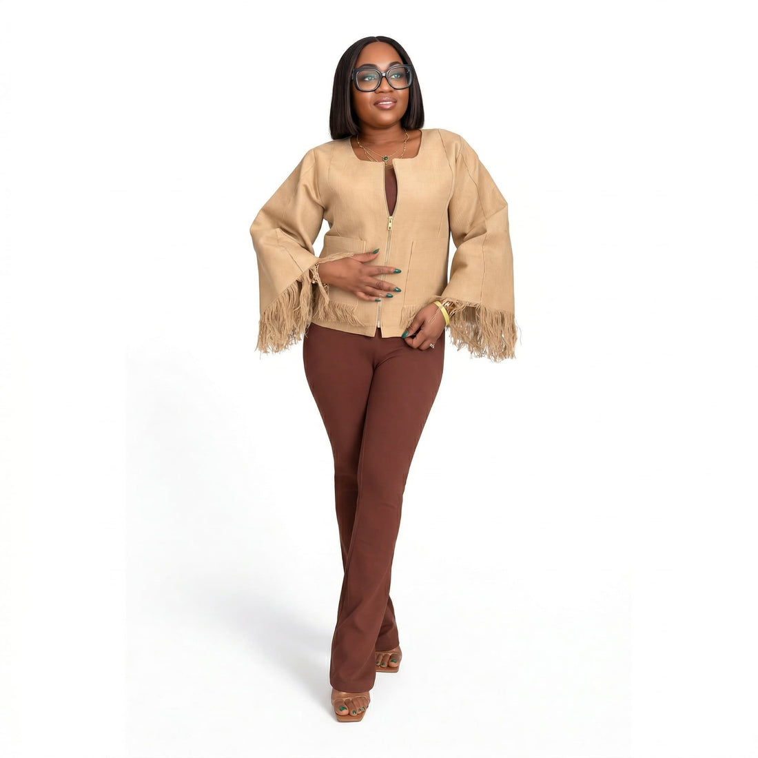 IYI Aso Oke Jacket for Women | African Fashion Edmonton | Pre-Order