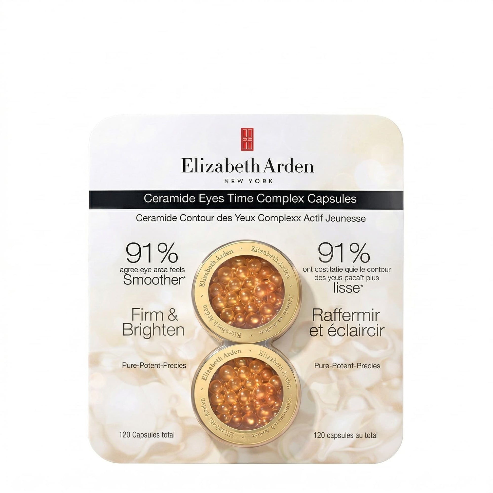 Elizabeth Arden eye cream packaging on a white background