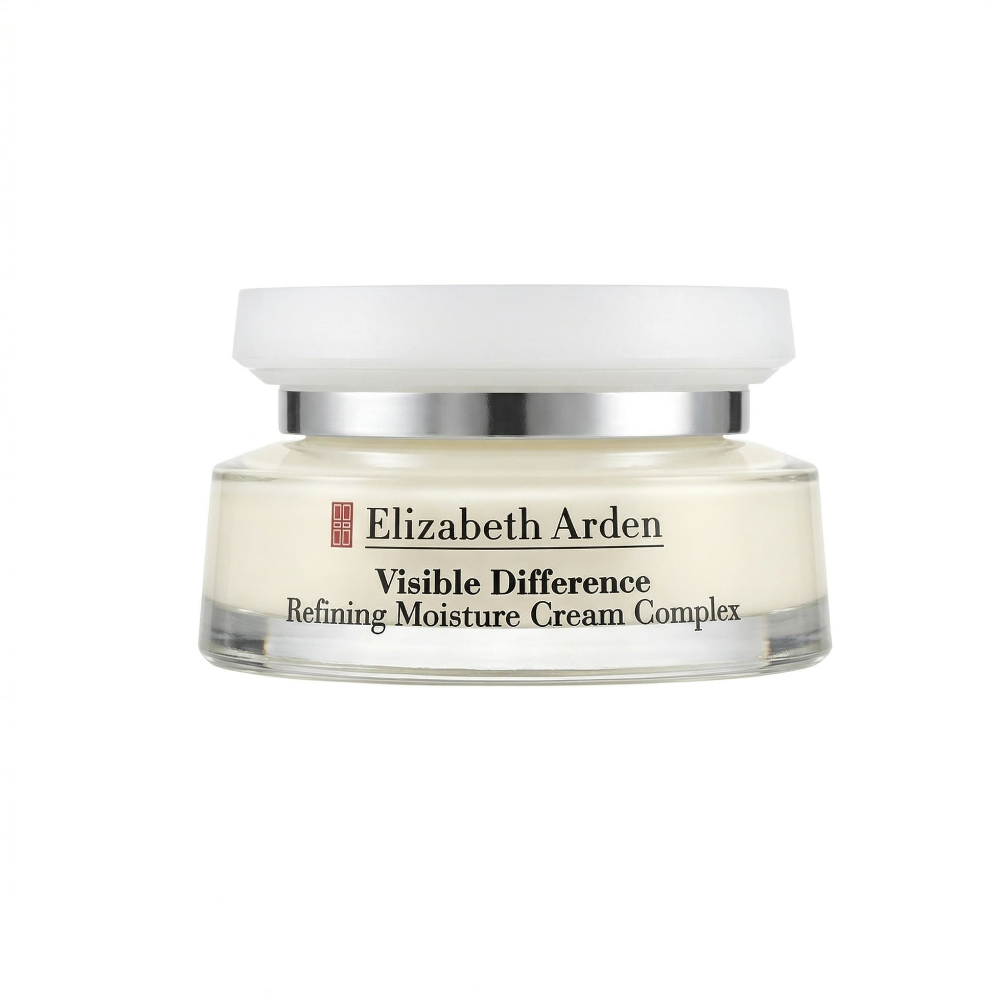 skincare product with text and images of cream bottles.