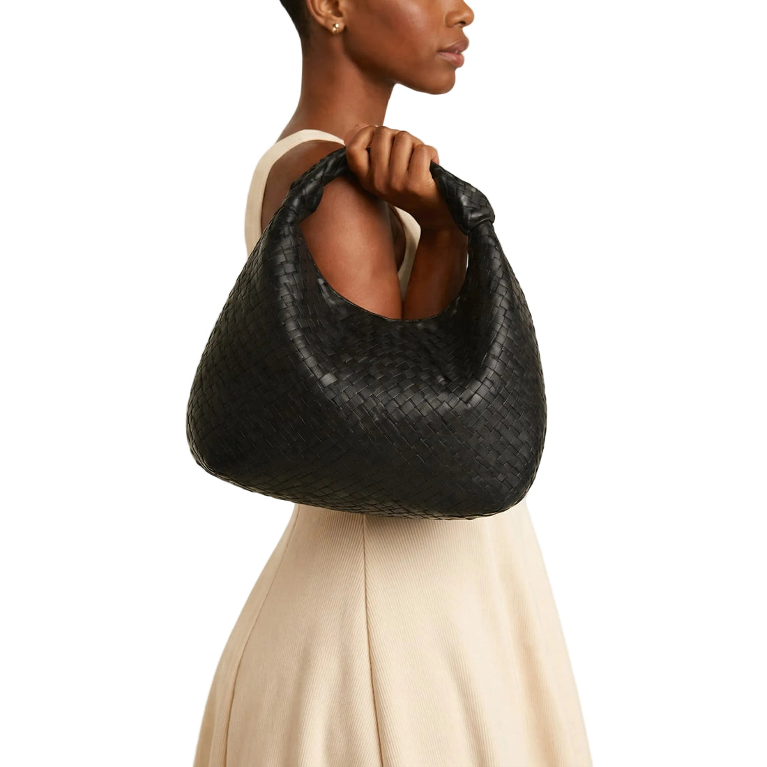 NALA seashell-inspired and luxe | faux-leather Bag | Adedamola Atelier