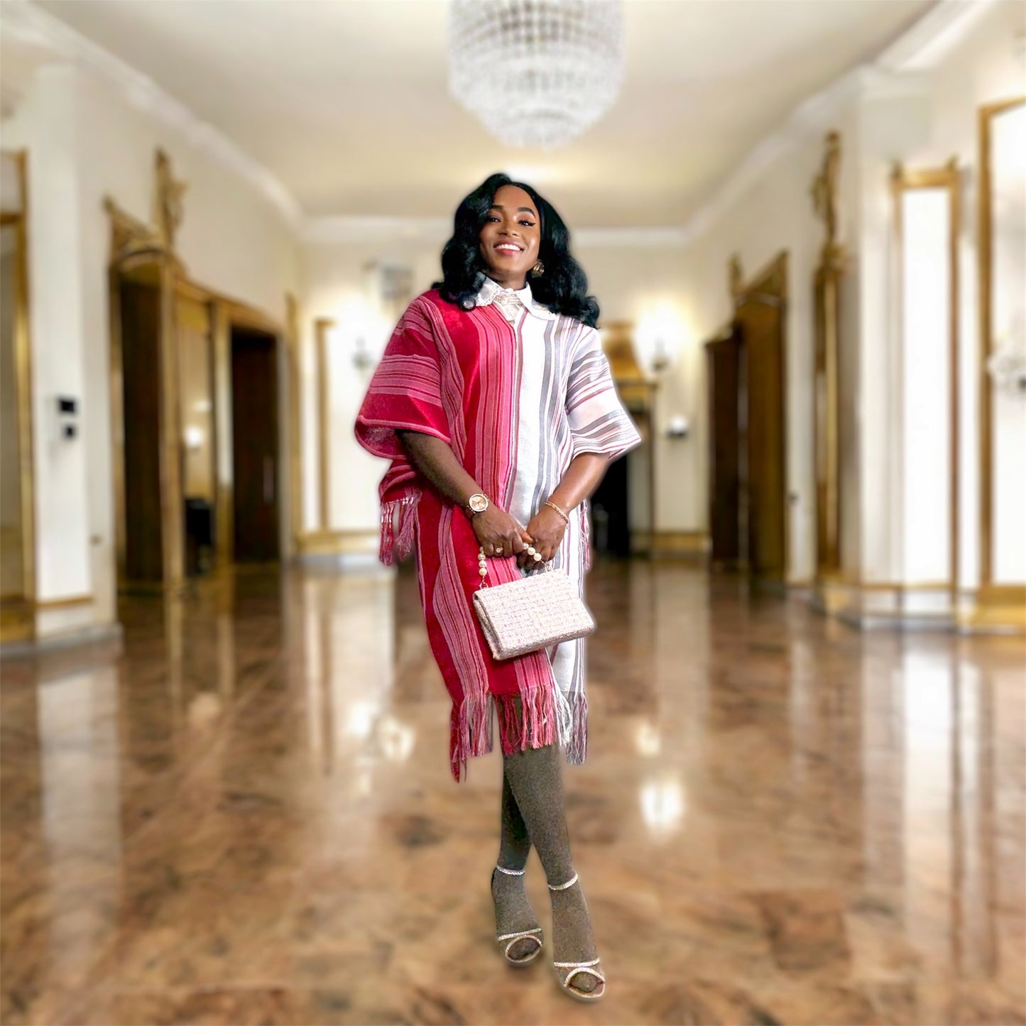 African Rady to Wear Bubu- Ola. One size fit upto size 16 CA