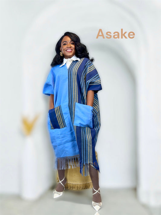 African Rady to Wear Bubu- Asake. One size fit upto size 20
