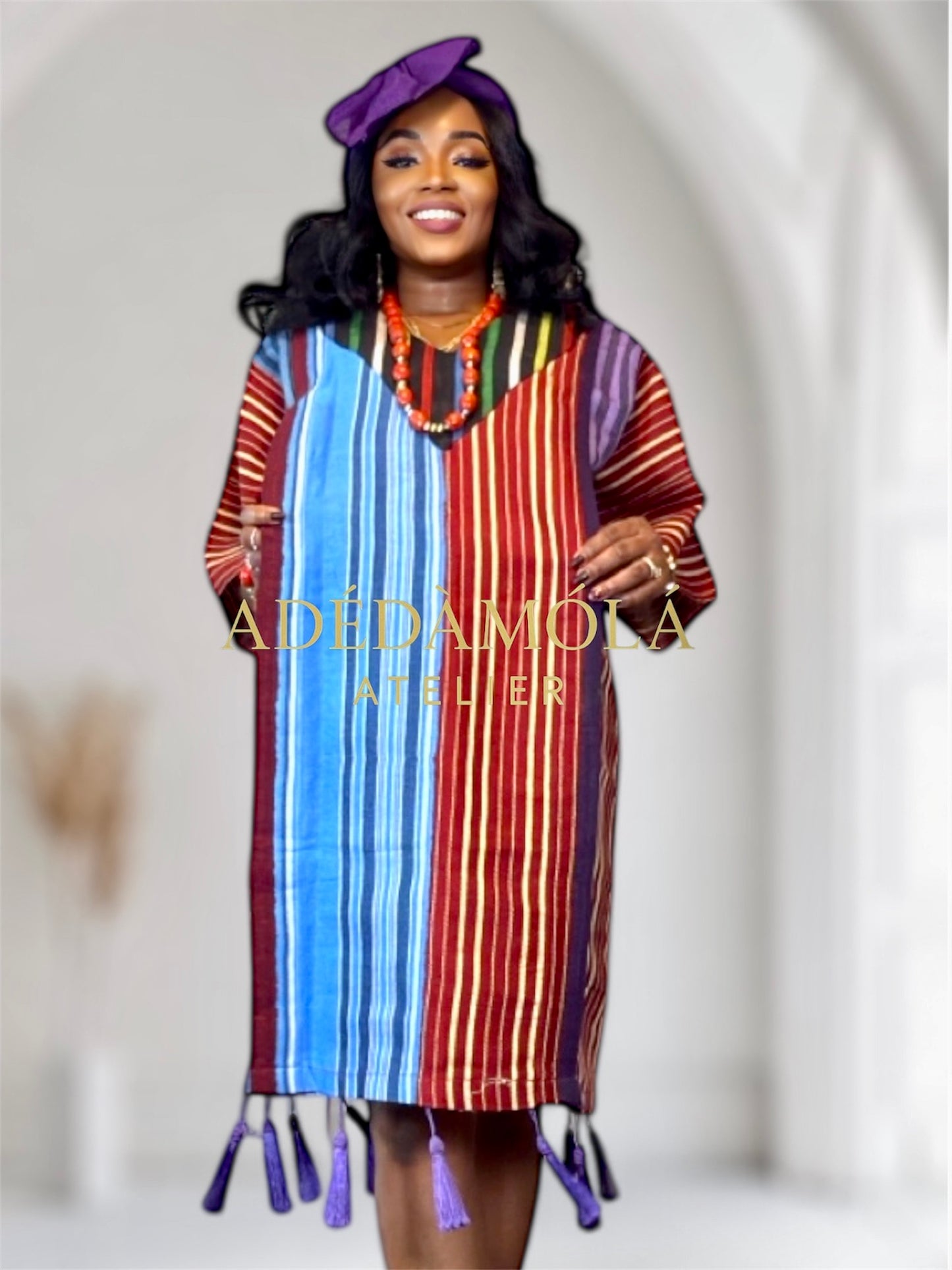 African Rady to Wear short bubu with free headgear- Arewa.