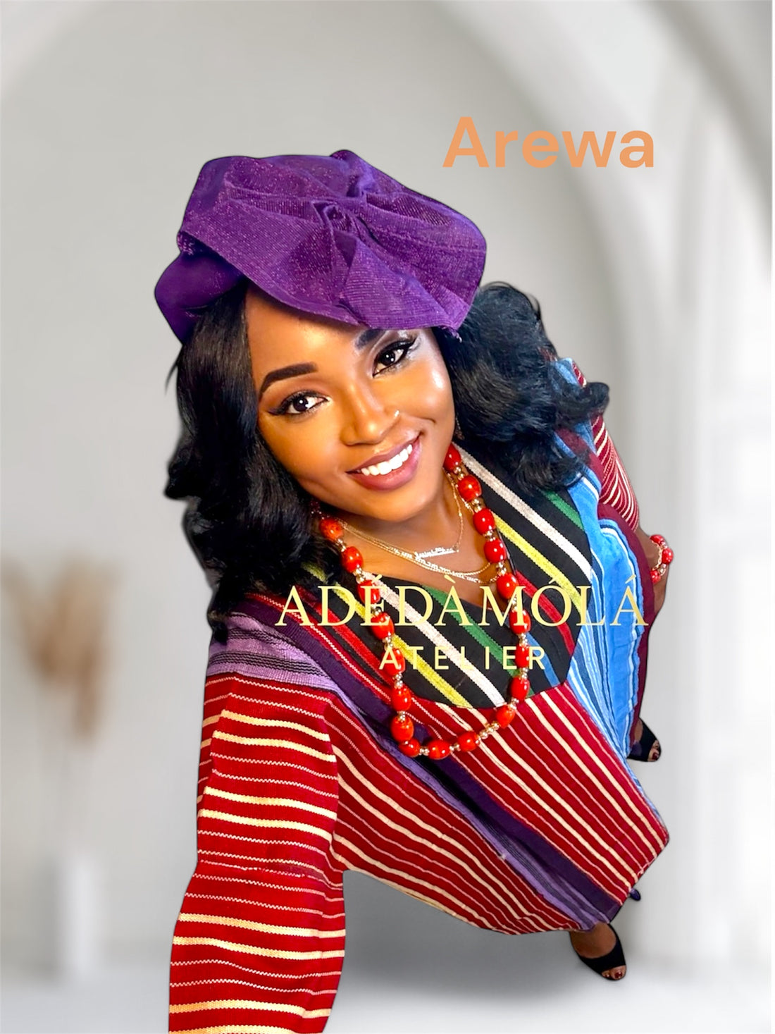 African Rady to Wear short bubu with free headgear- Arewa.