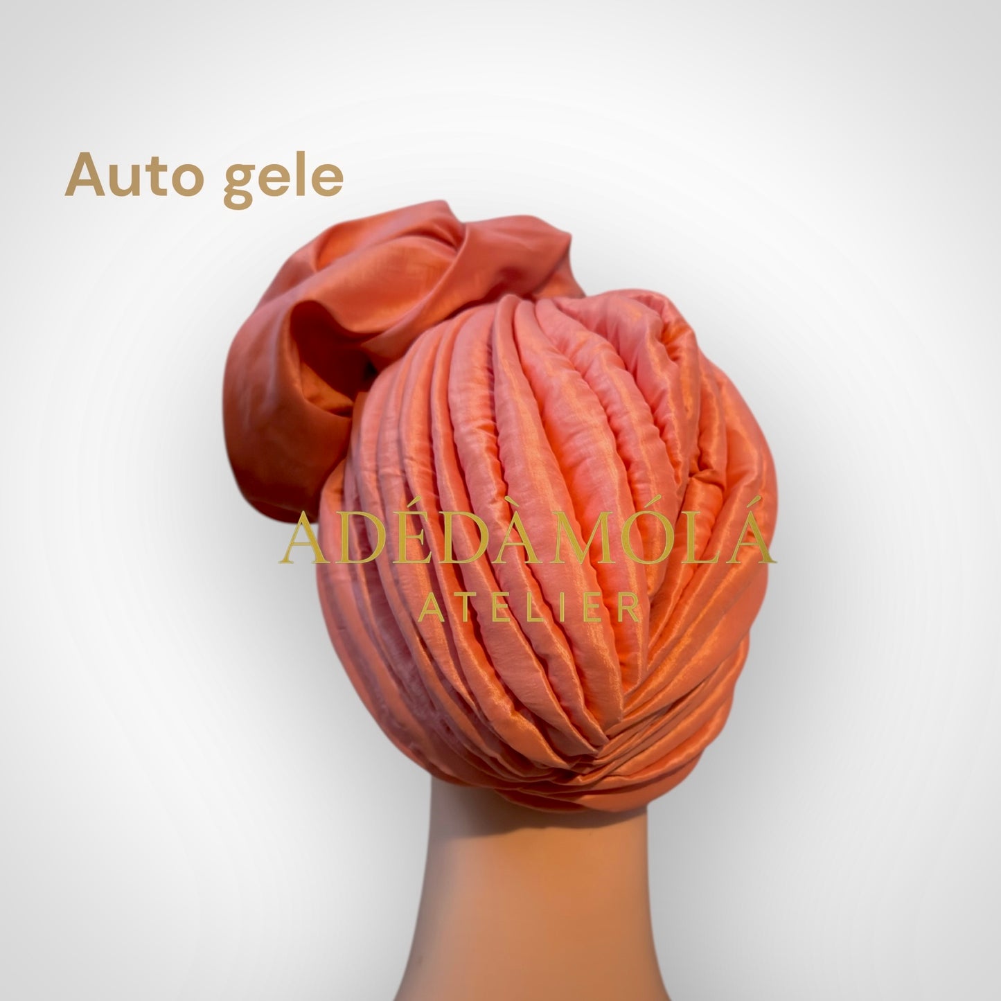Auto gele headgear- For women of class and prestege- Rose design