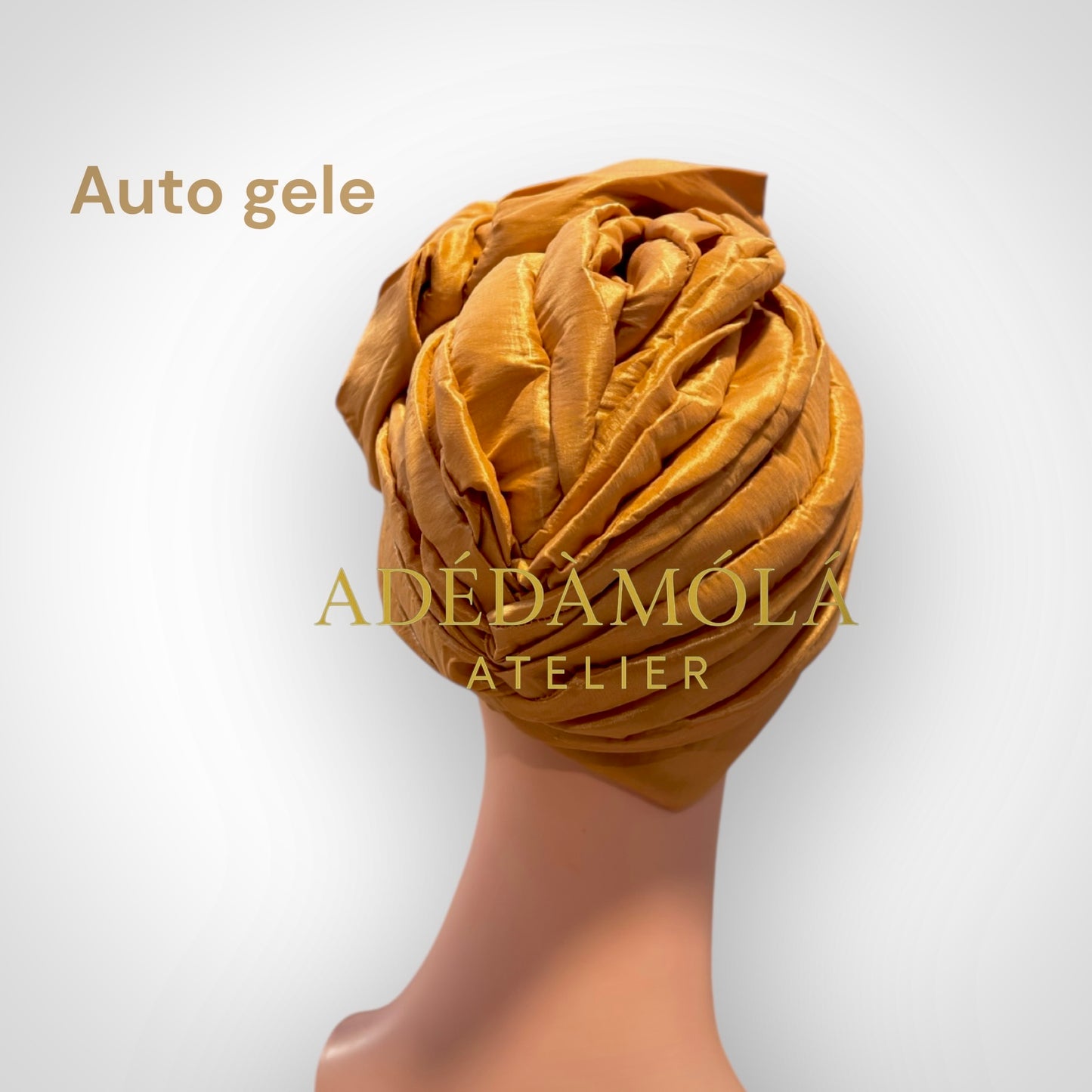 Auto gele headgear- For women of class and prestege- Rose design