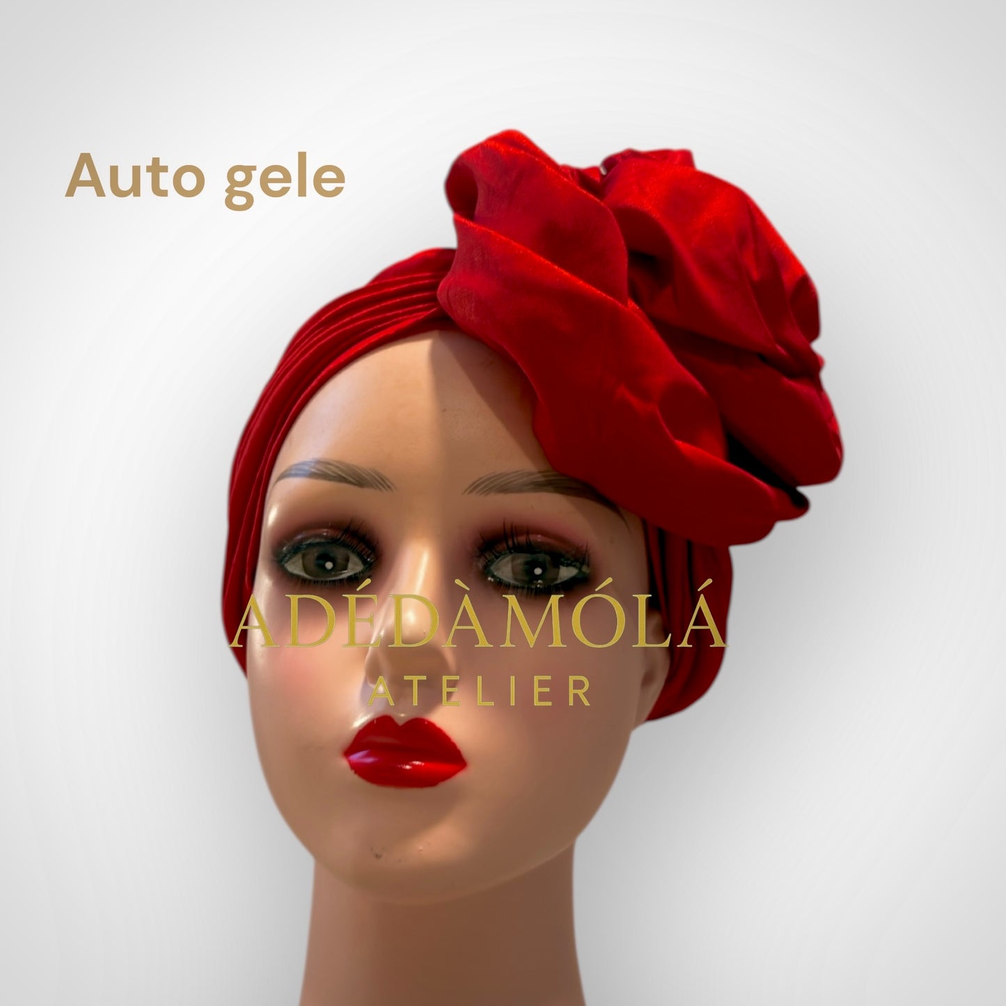 Auto gele headgear- For women of class and prestege- Rose design