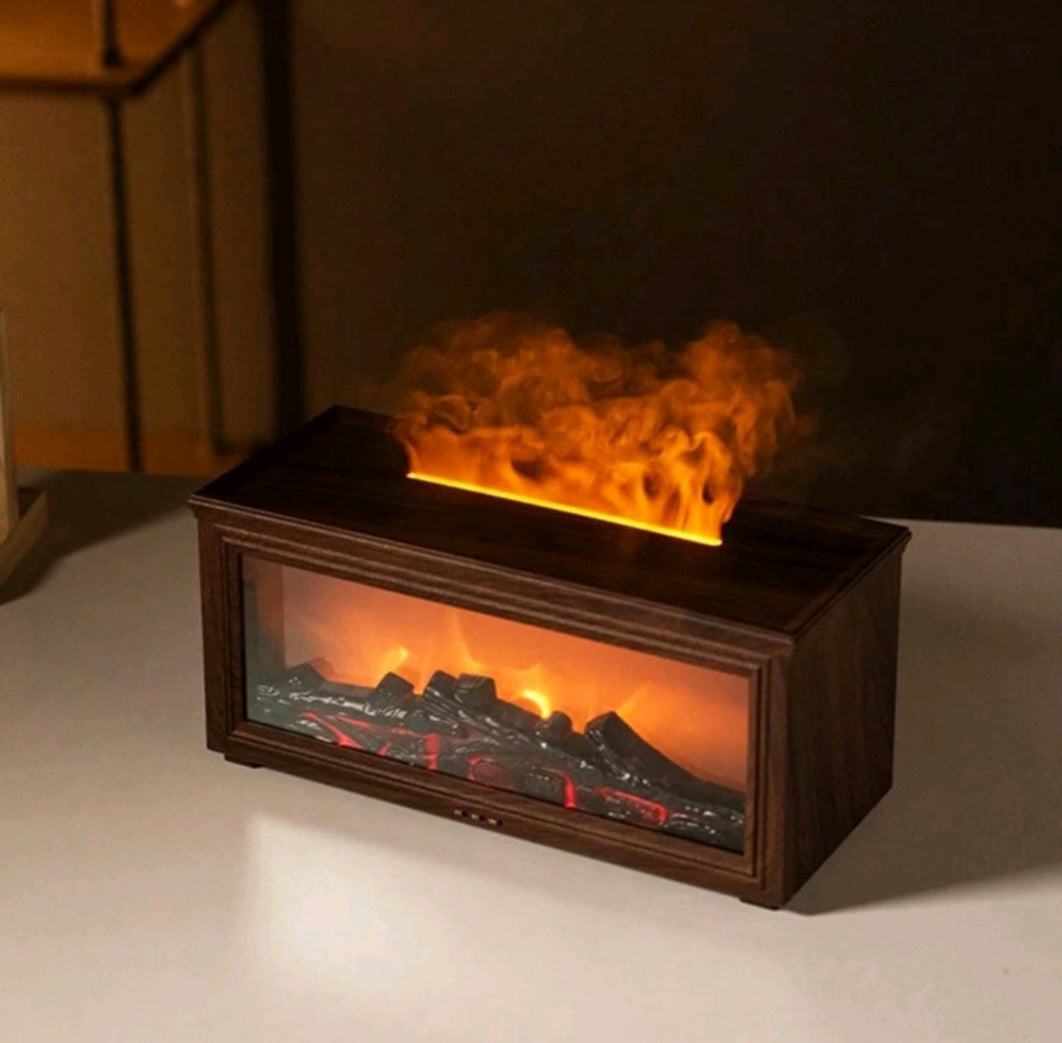 USB powered fireplace Humidifier & Aromatherapy diffuser