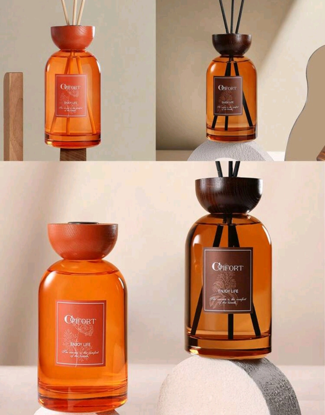 COMFORT 200ml Reed Diffuser – “Enjoy Life” Collection