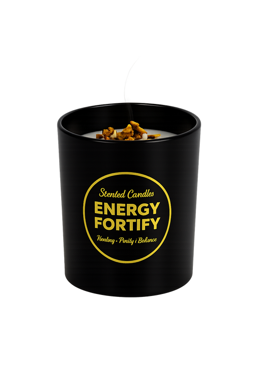 Energy fortified scented candles